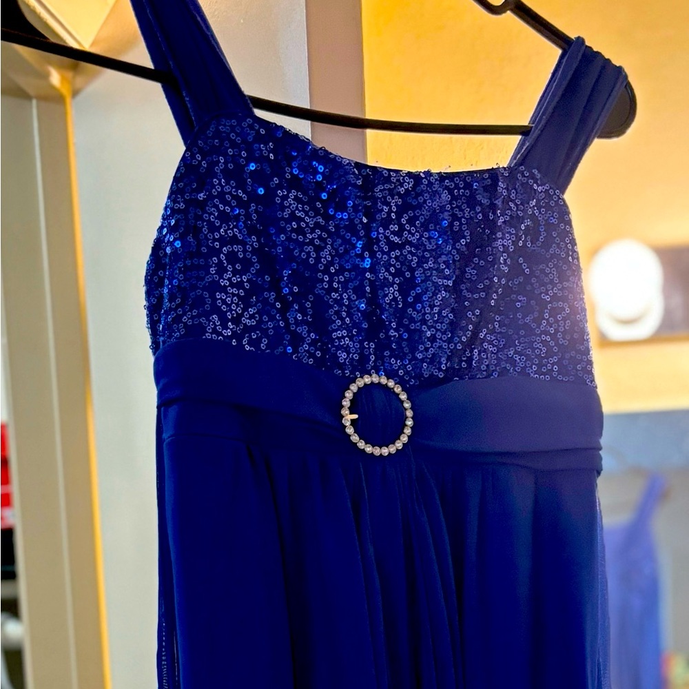 Royal blue homecoming dress size 12